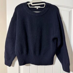H&M Dark Blue Women's Crew Neck Sweater